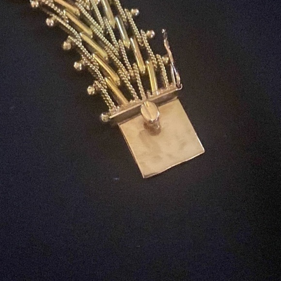 Necklace chain magnificent jewelry 14K Tri-Color Gold🌲 “Pine” solid gold 58.8gr - Picture 7 of 15